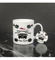 Aircraft Maintenance Engineer Kupa Bardak ve Anahtarlık Set 003