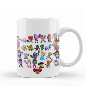 Brawl Stars Karakterler Kupa Bardak Porselen