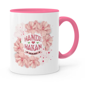BK Gift Kişiye Özel Sevgililer Günü Temalı Pembe Kupa Bardak  8