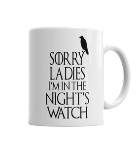 Game Of Thrones Sorry Ladies Kupa Bardak Porselen