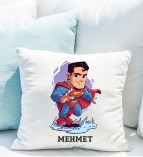 Marvel Superman Yastığı Kişiye Özel