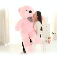 140 cm Pembe Büyük Peluş Ayı (Orjinal Peluş Yüzey )