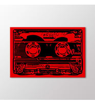 Arty Tablo Vintage Casette Tablo (Karışık)