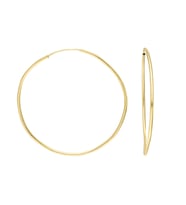 Glorria Altın 4,5 cm Halka Küpe