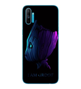 Baby Groot Tasarım Süper Şeffaf Silikon Telefon Kılıfı Oppo Realmi C3
