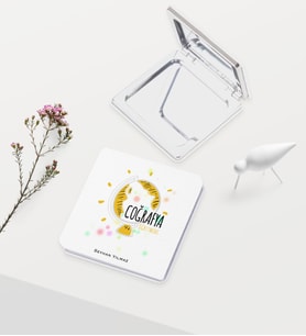 BK Gift Kişiye Özel Coğrafya Öğretmeni Temalı Deri Ayna - 3