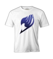 Fairy Tail - Logo Beyaz Erkek Tshirt