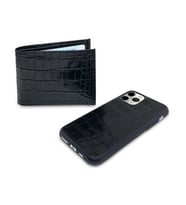 Iphone 11 Pro Kılıf ve Gerçek Deri Cüzdan