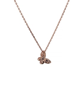 Kelebek Gümüş Kolye İnlove Gümüş Kolye (Rose)