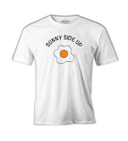 Sunny Side Up - Egg Only Beyaz Erkek Tshirt