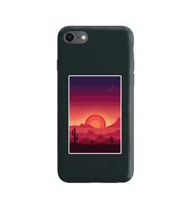 Siyah Lansman Kılıf iPhone 8