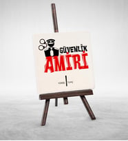 BK Gift Kişiye Özel Mesleki Güvenlik Amiri Şovaleli Doğal Taş