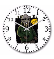 Mf Doom  City Duvar Saati Bombeli Gercek Cam