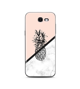 Ananas Tasarım Süper Şeffaf Silikon Telefon Kılıfı Samsung J3 Prime