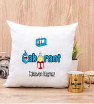 Laborant Yastık ve Gold Kupa Bardak