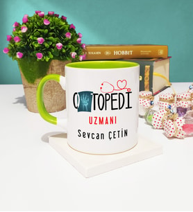 Ortapedi Uzmanı Kupa Bardak Yeşil