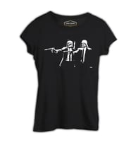 Star Wars & Pulp Fiction Siyah Bayan Tshirt