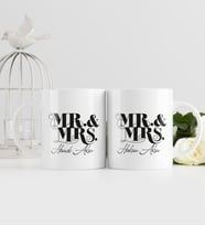 BK Gift Kişiye Özel İkili Sevgili Temalı Beyaz Kupa Bardak - 5