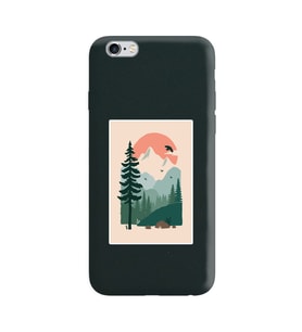 Siyah Lansman Kılıf iPhone 6 Plus