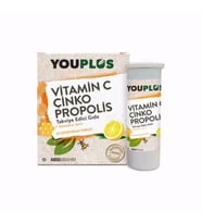 Youplus Vitamin C Çinko Propolis 20 Efervesan Tablet