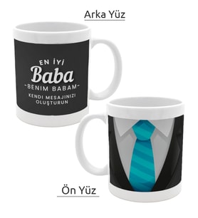 Kişiye Özel Çift Baskılı Tasarım Kupa
