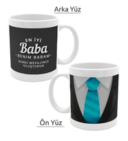Kişiye Özel Çift Baskılı Tasarım Kupa
