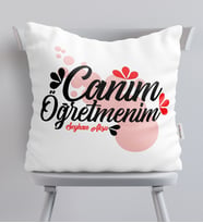 BK Gift Kişiye Özel Canım Öğretmenim  Yastık  3