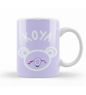 Bt Glowing Koya Bts Kupa Bardak Porselen