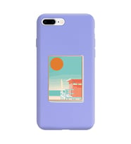 Lila Lansman Telefon Kılıfı Iphone 8 Plus