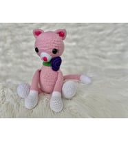 Amigurumi Oyun Arkadaşı Süslü (Pembe)