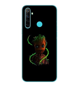 Baby Groot Tasarım Süper Şeffaf Silikon Telefon Kılıfı Oppo Realmi 6i