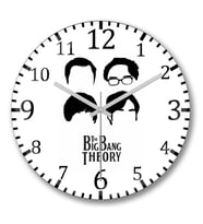 The Big Bang Theory Duvar Saati Bombeli Gercek Cam