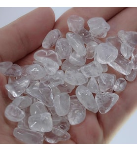 Doğal Ham Kristal Kuvars Küçük Şekilsiz Taşlar ( 50 GR Paketler ) - KT0304 (Beyaz)