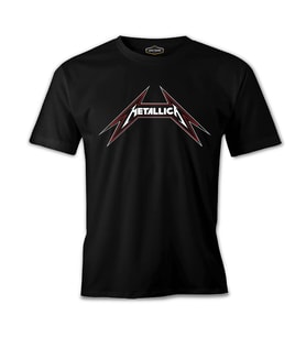 Metallica - Logo Siyah Erkek Tshirt