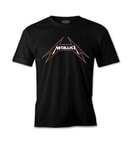 Metallica - Logo Siyah Erkek Tshirt