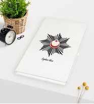 BK Gift Kişiye Özel Polis Temalı Beyaz Defter - 1