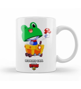 Brawl Stars Leonard Carl Kupa Bardak Porselen