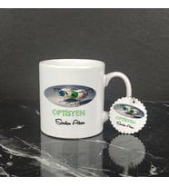 Optisyen Kupa Bardak ve Anahtarlık Set