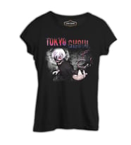 Tokyo Ghoul Siyah Kadın Tshirt