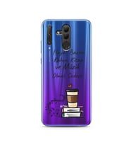 Hayat Bazen Tasarımlı Süper Şeffaf Silikon Telefon Kılıfı Huawei Honor 20 Lite