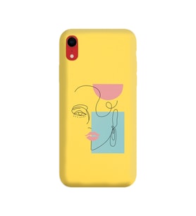 Sarı Lansman Kılıf iPhone XR