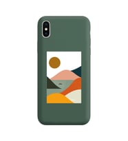 Koyu Yeşil Lansman Kılıf iPhone XS Max
