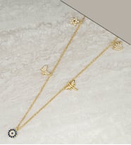Else Silver 925 Ayar Gümüş Şans Kolyesi (Yeşil)