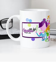 BK Gift Kişiye Özel En İyi Öğretmen Beyaz Kupa Bardak  2
