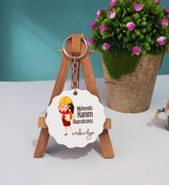 Mühendis Hanım Diyeceksiniz Tasarımlı Kadın Mühendise Hediye Ahşap Anahtarlık
