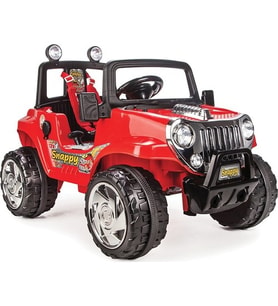 Pilsan Snappy 12V Akülü Araba Jeep - Kırmızı (Standart)