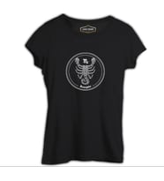 Burç - Scorpio M Siyah Kadın Tshirt