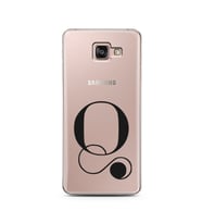 Samsung A7 (2016) Harf Tasarımlı Telefon Kılıfı Q-Harfi 