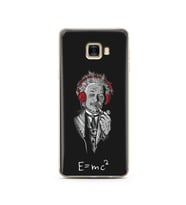 Einstein Tasarım Süper Şeffaf Silikon Telefon Kılıfı Samsung C7  