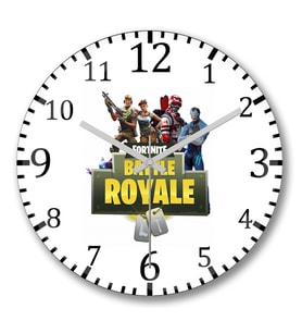 Fortnite Duvar Saati Bombeli Gercek Cam